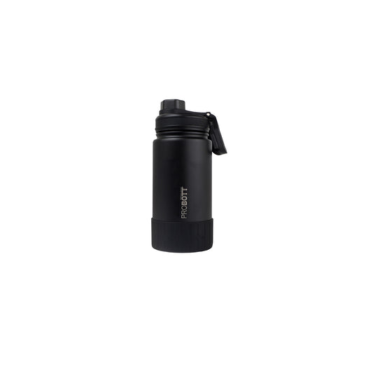 Probott Class 360ml Thermoses Vacuum Insulated Flask Bottle for 3-5 Yrs Kids, Stainless Steel Water Bottles, Black