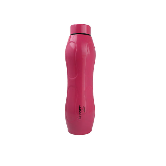 PROBOTT LITE Ocean 600ml Single Wall Stainless Steel Water Bottle Without Vacuum Tech, Pink