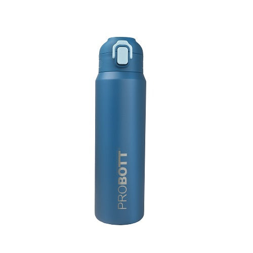 Probott Trek 800ml Thermoses Vacuum Insulated Flask Sipper Bottle, Stainless Steel Water Bottles, Blue