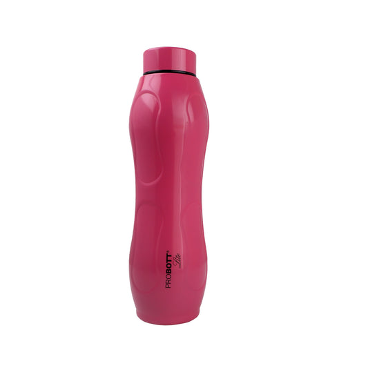 PROBOTT LITE Ocean 950ml Single Wall Stainless Steel Water Bottle Without Vacuum Tech, Pink