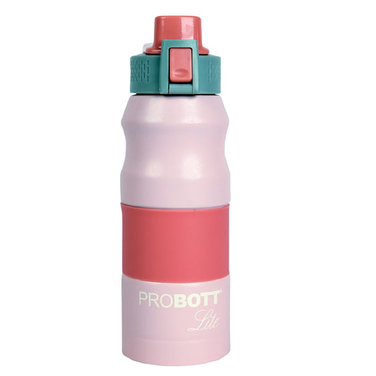 PROBOTT LITE Bliss 850ml Single Walled Stainless Steel Water Bottle, Pink