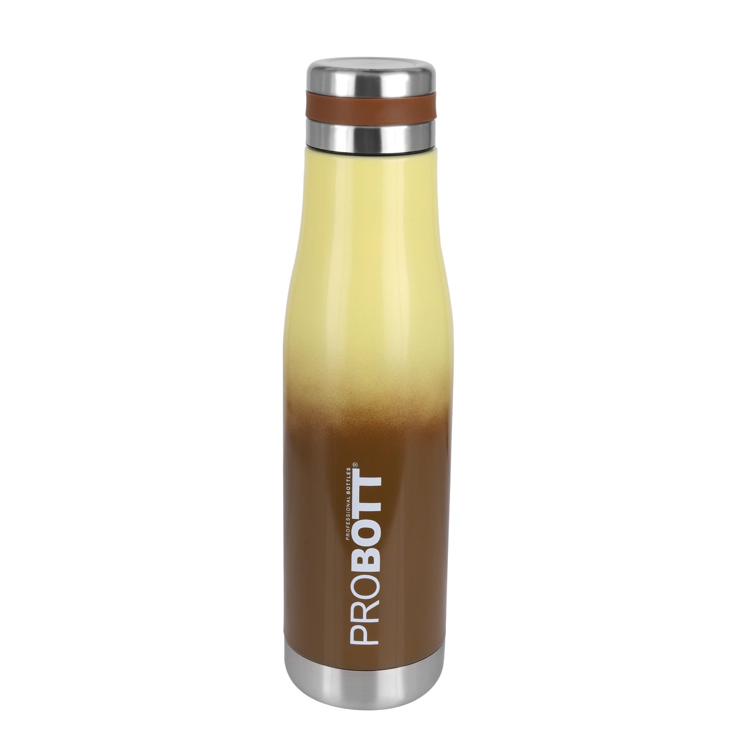 Probott Companion 500ml Stainless Steel Water Bottles, Thermoses Vacuum Insulated Flask, Brown