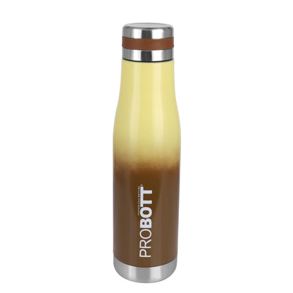 Probott Companion 500ml Stainless Steel Water Bottles, Thermoses Vacuum Insulated Flask, Brown