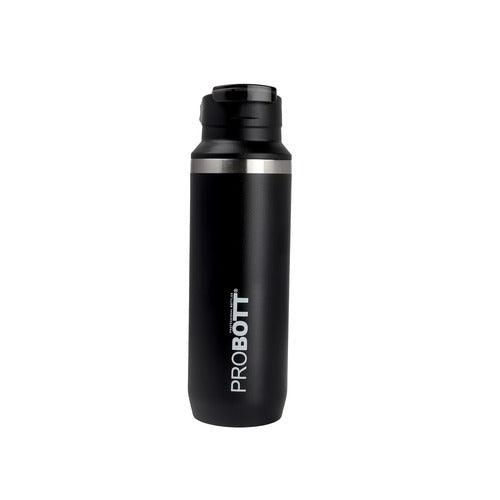 Probott Ninja 500ml Thermoses Vacuum Insulated Flask, Stainless Steel Water Bottles, Black