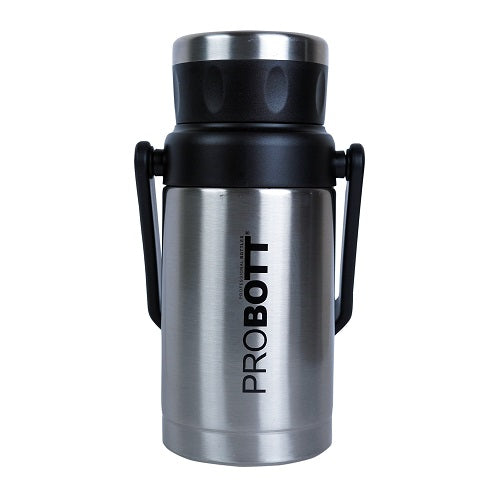 Probott Handy 1100ml Stainless Steel Hot & Cold Water Bottle, Vacuum Insulated Flask Bottles, Silver