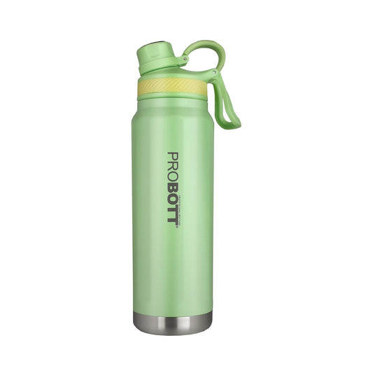 Probott Tourister 750ml Hot & Cold Vacuum Insulated Flask Sipper Bottle, Light Green