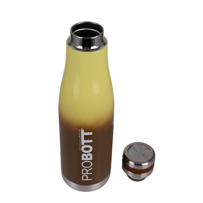 Probott Companion 750ml Stainless Steel Water Bottles, Thermoses Vacuum Insulated Flask, Brown