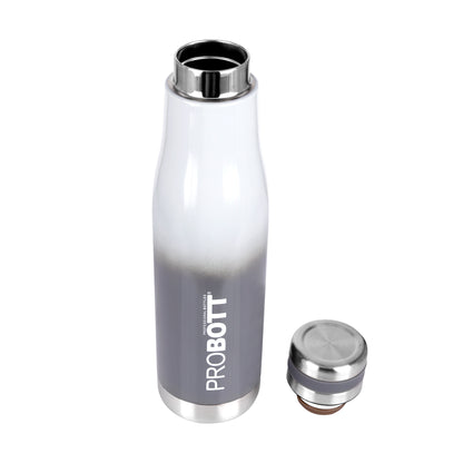 Probott Companion 500ml Stainless Steel Water Bottles, Thermoses Vacuum Insulated Flask, Grey