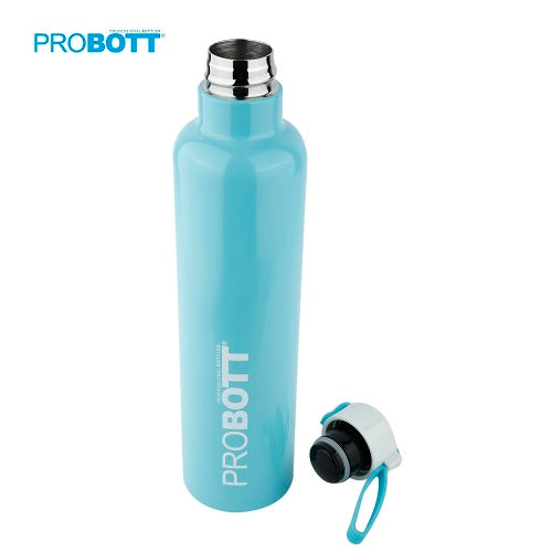 Probott Bang 900ml Thermoses Vacuum Insulated Flask Sports Bottle, Stainless Steel Water Bottles, Light Blue