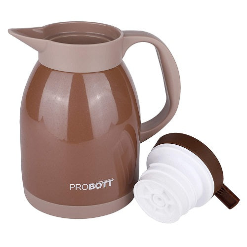 PROBOTT Thermosteel Espresso Tea Coffee Pot 1300ml -Brown PB 1300-77