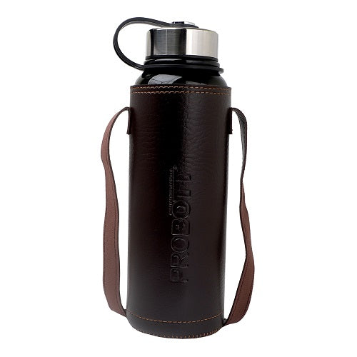 Probott Hulk 1500ml Stainless Steel Hot & Cold Water Bottle, Vacuum Insulated Flask Bottles, Black