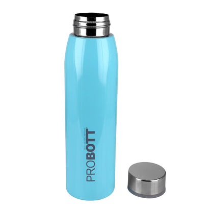 Probott Stella 750ml Thermoses Vacuum Insulated Flask Screw Cap, Stainless Steel Water Bottles, Light Green