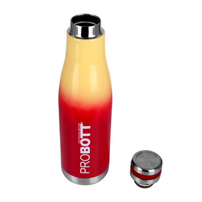 Probott Companion 1000ml Stainless Steel Water Bottles, Thermoses Vacuum Insulated Flask, Red