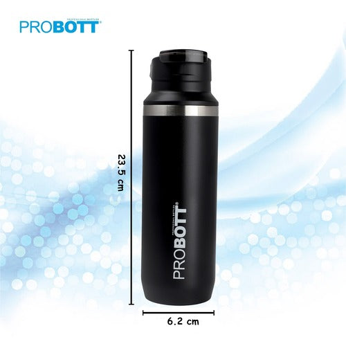 Probott Ninja 500ml Thermoses Vacuum Insulated Flask, Stainless Steel Water Bottles, Black