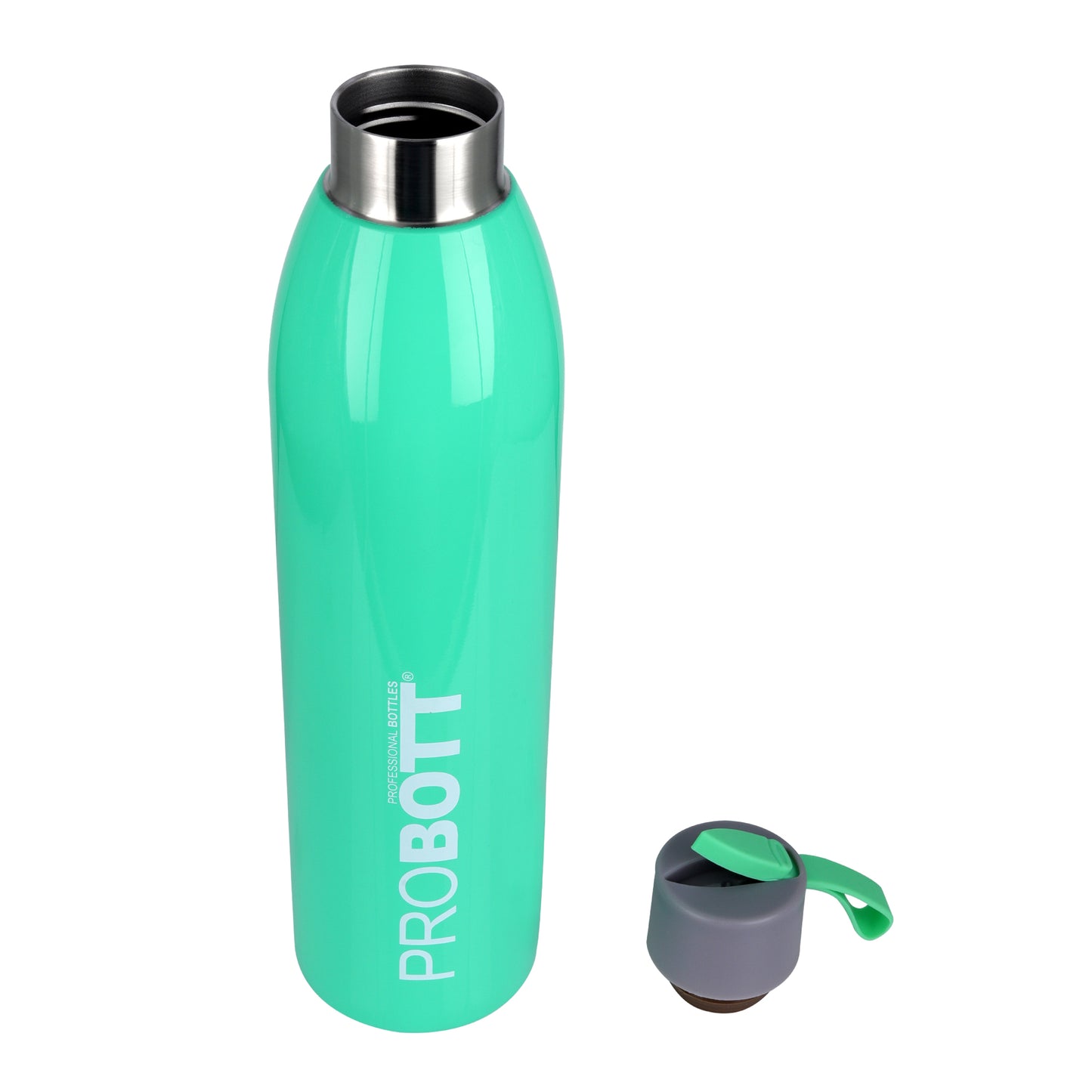 Probott Vogue 750ml Thermoses Vacuum Insulated Flask Screw Cap Stainless Steel Water Bottles, Green