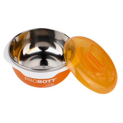 PROBOTT LITE Stainless Steel MUNCHY Lunch Box Household Container -Orange PBH 6016