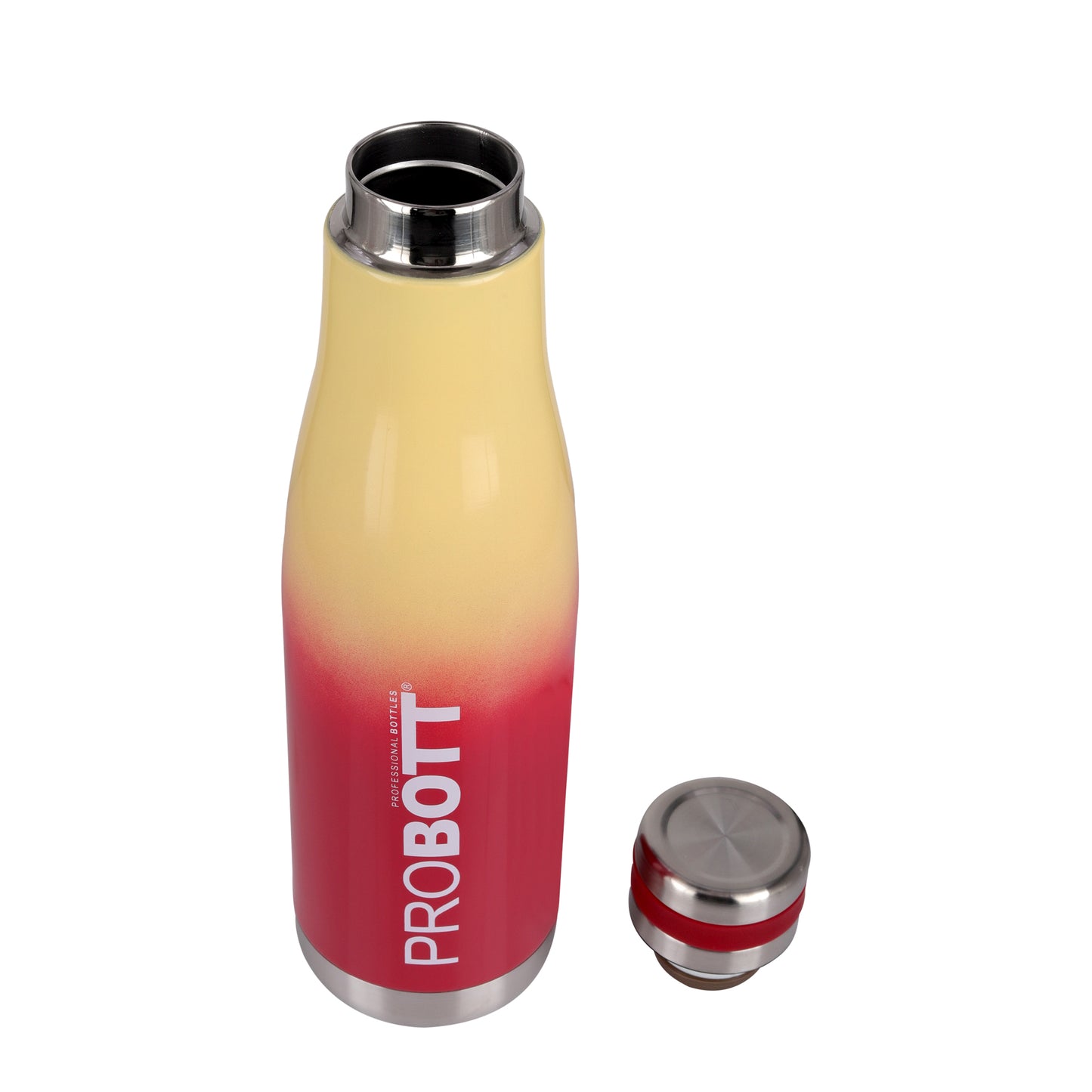 Probott Companion 500ml Stainless Steel Water Bottles, Thermoses Vacuum Insulated Flask, Red