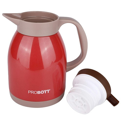 PROBOTT Thermosteel Espresso Tea Coffee Pot 1300ml -Pink PB 1300-77