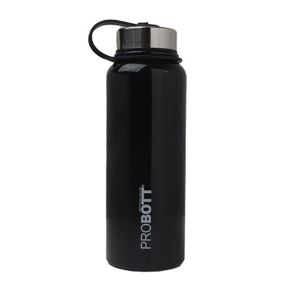 Probott Hulk 1500ml Stainless Steel Hot & Cold Water Bottle, Vacuum Insulated Flask Bottles, Black