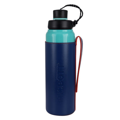 Probott Sippy 750 ml Stainless Steel Water Bottles, Vacuum Insulated Flask Bottles, Blue | Hot and Cold | Easy to Carry | Leak Proof