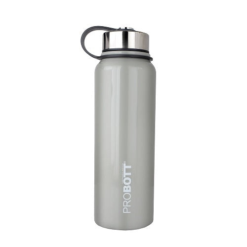 Probott Hulk 1100ml Stainless Steel Hot & Cold Water Bottle, Vacuum Insulated Flask Bottles, Grey