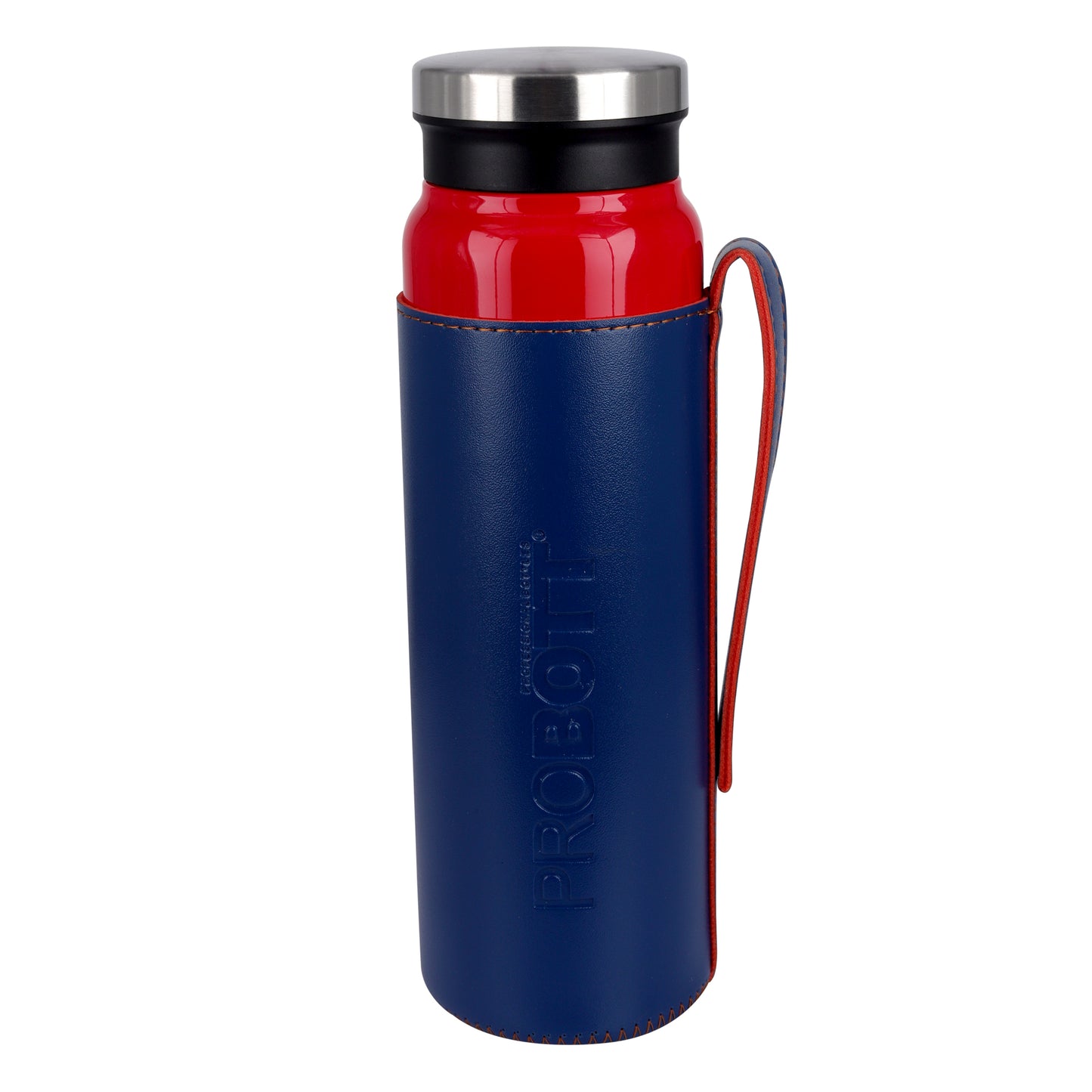 Probott Carry 750ml Water Bottle, Stainless Steel Water Bottles, Vacuum Insulated Flask Bottles, Red