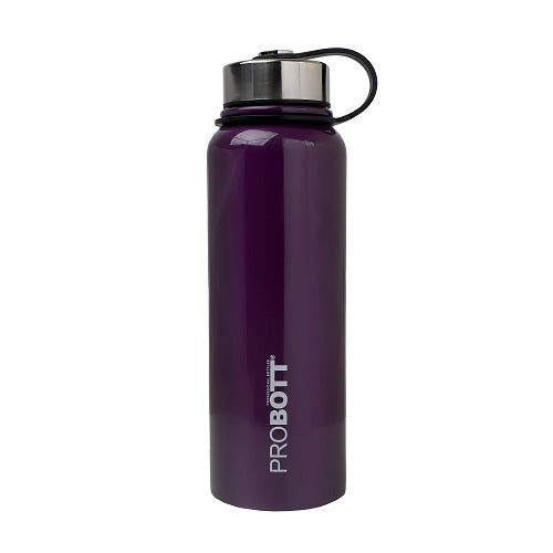 Probott Hulk 1100ml Stainless Steel Hot & Cold Water Bottle, Vacuum Insulated Flask Bottles, Purple