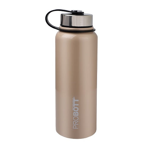 Probott Hulk 1500ml Stainless Steel Hot & Cold Water Bottle, Vacuum Insulated Flask Bottles, Beige