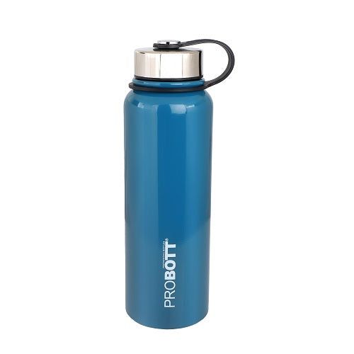 Probott Hulk 1100ml Stainless Steel Hot & Cold Water Bottle, Vacuum Insulated Flask Bottles, Blue