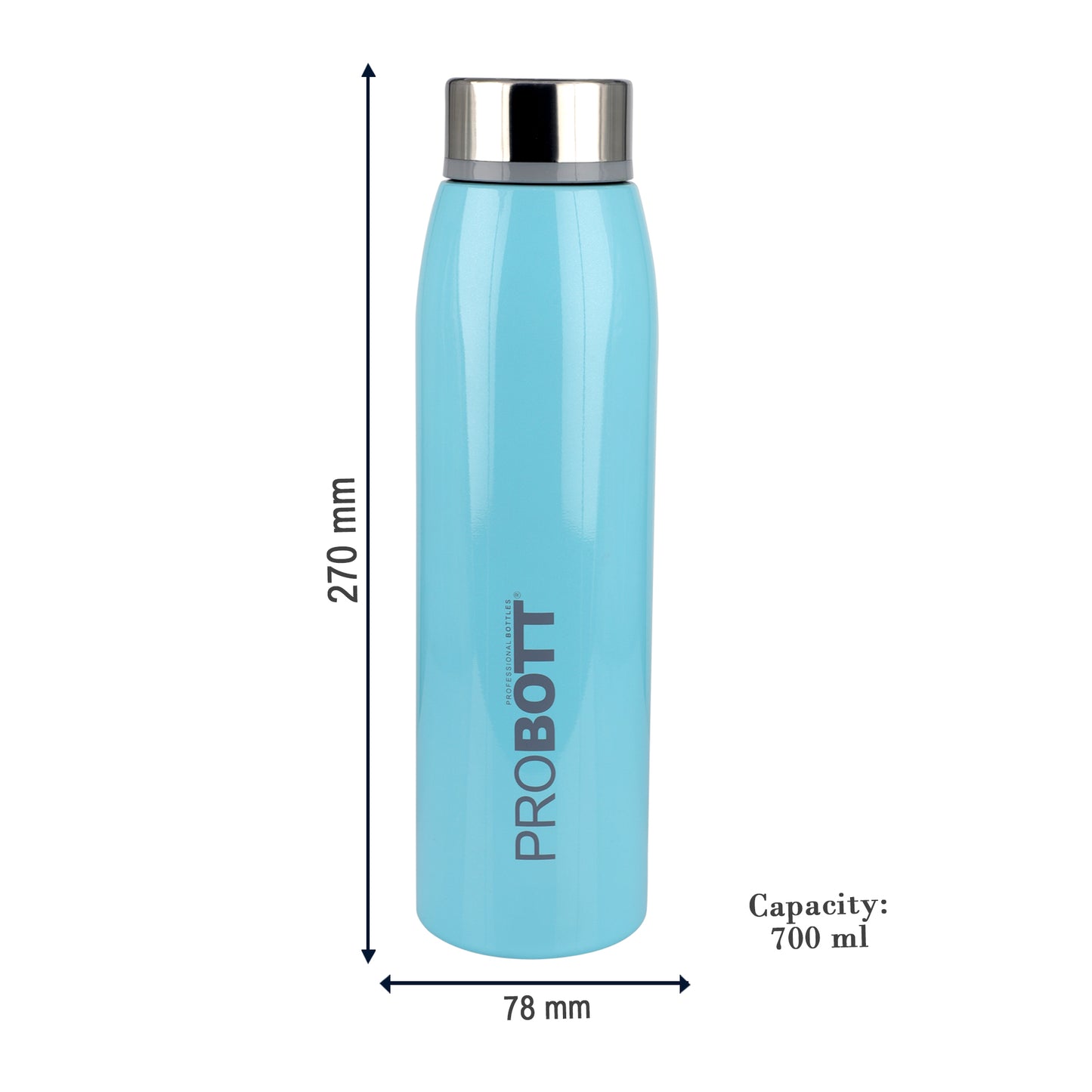 Probott Bang 600ml Thermoses Vacuum Insulated Flask Sports Bottle, Stainless Steel Water Bottles, Light Green