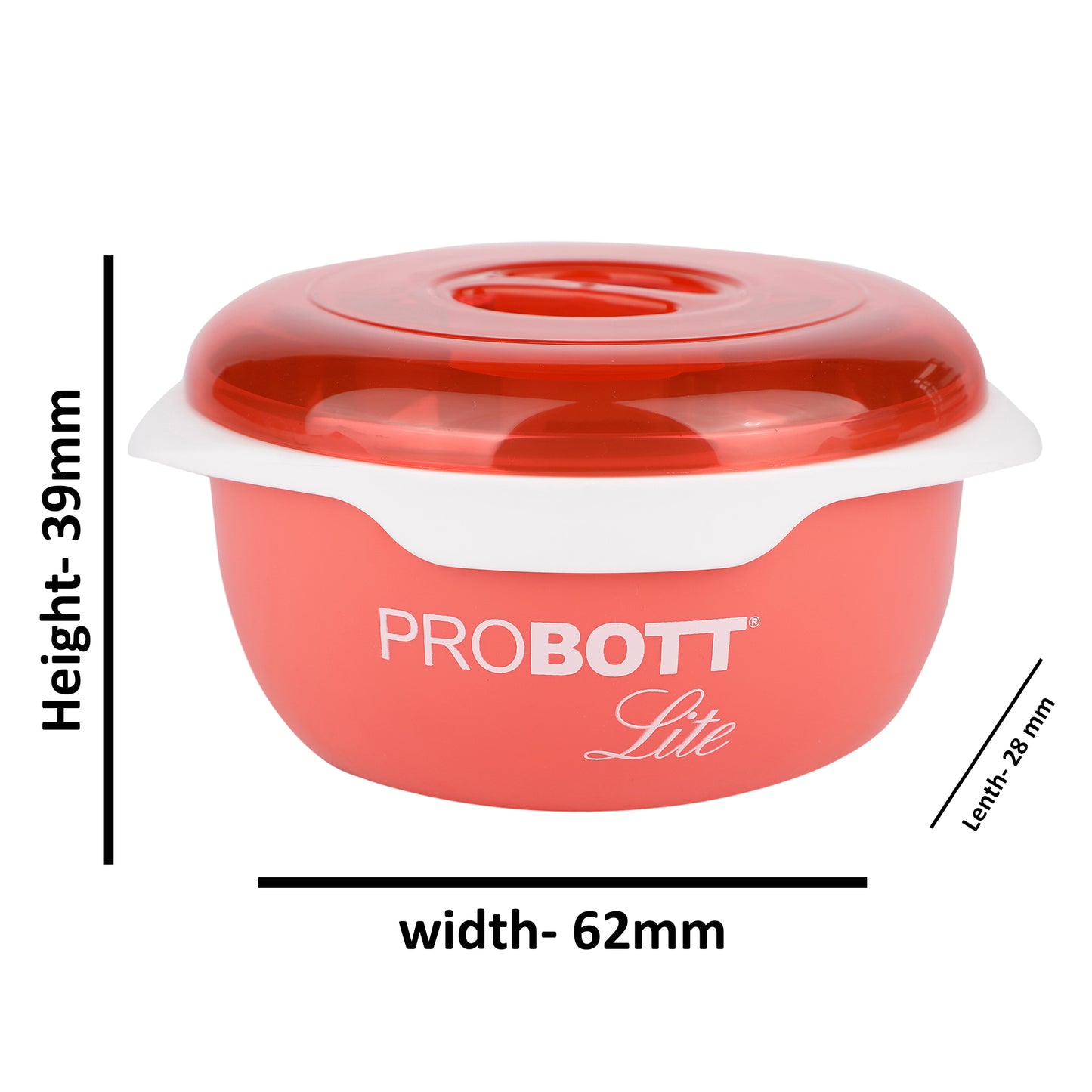 PROBOTT LITE Stainless Steel MUNCHY Lunch Box Household Container -Pink PBH 6016