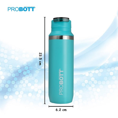 Probott Ninja 500ml Thermoses Vacuum Insulated Flask, Stainless Steel Water Bottles, Blue