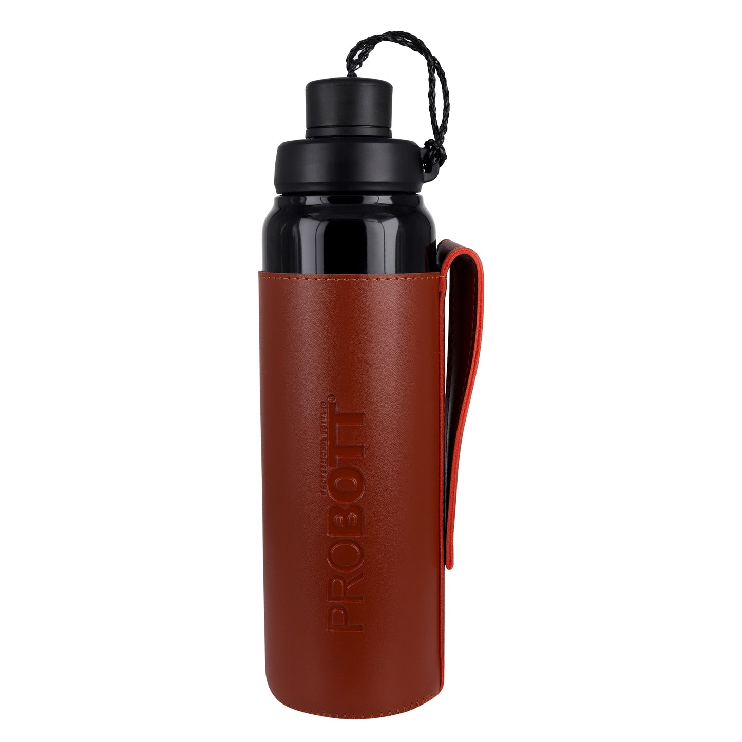 Probott Sippy 750 ml Stainless Steel Water Bottles, Vacuum Insulated Flask Bottles, Black | Hot and Cold | Easy to Carry | Leak Proof