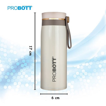 Probott Shine Water Bottle, Stainless Steel Vacuum Insulated Flask Bottle, 270ml, Grey