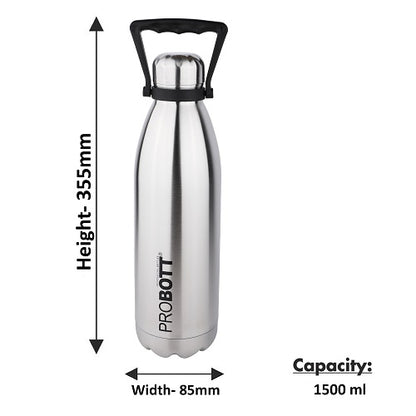 PROBOTT Thermosteel Tradition Vacuum Flask 1500ml -Silver PB 1500-01