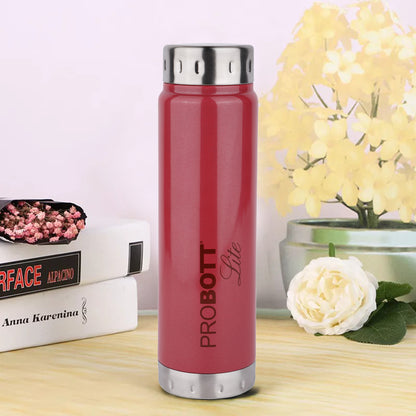 PROBOTT LITE Freeze Single Walled Stainless Steel Water Bottle 1000ml -Pink PL 1000-01