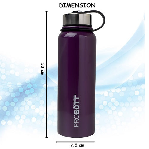 Probott Hulk 1500ml Stainless Steel Hot & Cold Water Bottle, Vacuum Insulated Flask Bottles, Purple