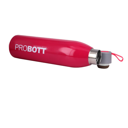 Probott Vogue 750ml Thermoses Vacuum Insulated Flask Screw Cap Stainless Steel Water Bottles, Pink