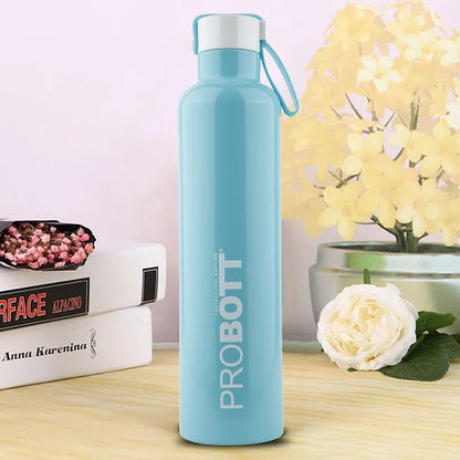 Probott Bang 900ml Thermoses Vacuum Insulated Flask Sports Bottle, Stainless Steel Water Bottles, Light Blue