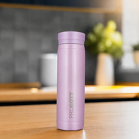 Probott Wow 240ml Stainless Steel Vacuum Insulated Flask for Kids | Perfect Water Bottle for Baby, Purple | Easy to Open & Carry