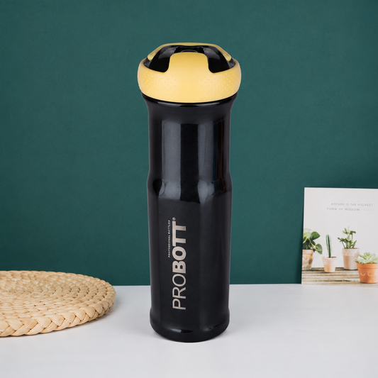 Probott Status 700ml Stainless Steel Water Bottle, Vacuum Insulated Flask Bottles, Beige | Hot and Cold | Easy to Carry | Leak Proof