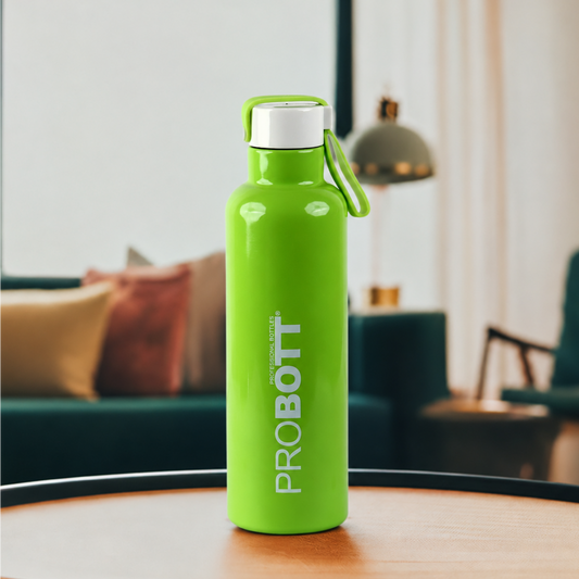 Probott Bang 600ml Thermoses Vacuum Insulated Flask Sports Bottle, Stainless Steel Water Bottles, Light Green