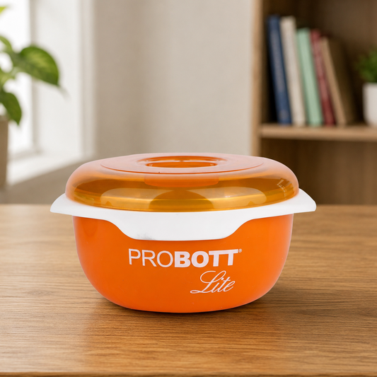 PROBOTT LITE Stainless Steel MUNCHY Lunch Box Household Container -Orange PBH 6016
