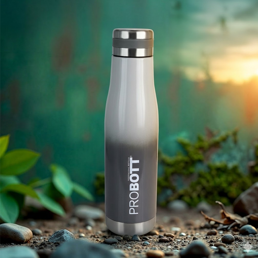 Probott Companion 500ml Stainless Steel Water Bottles, Thermoses Vacuum Insulated Flask, Grey