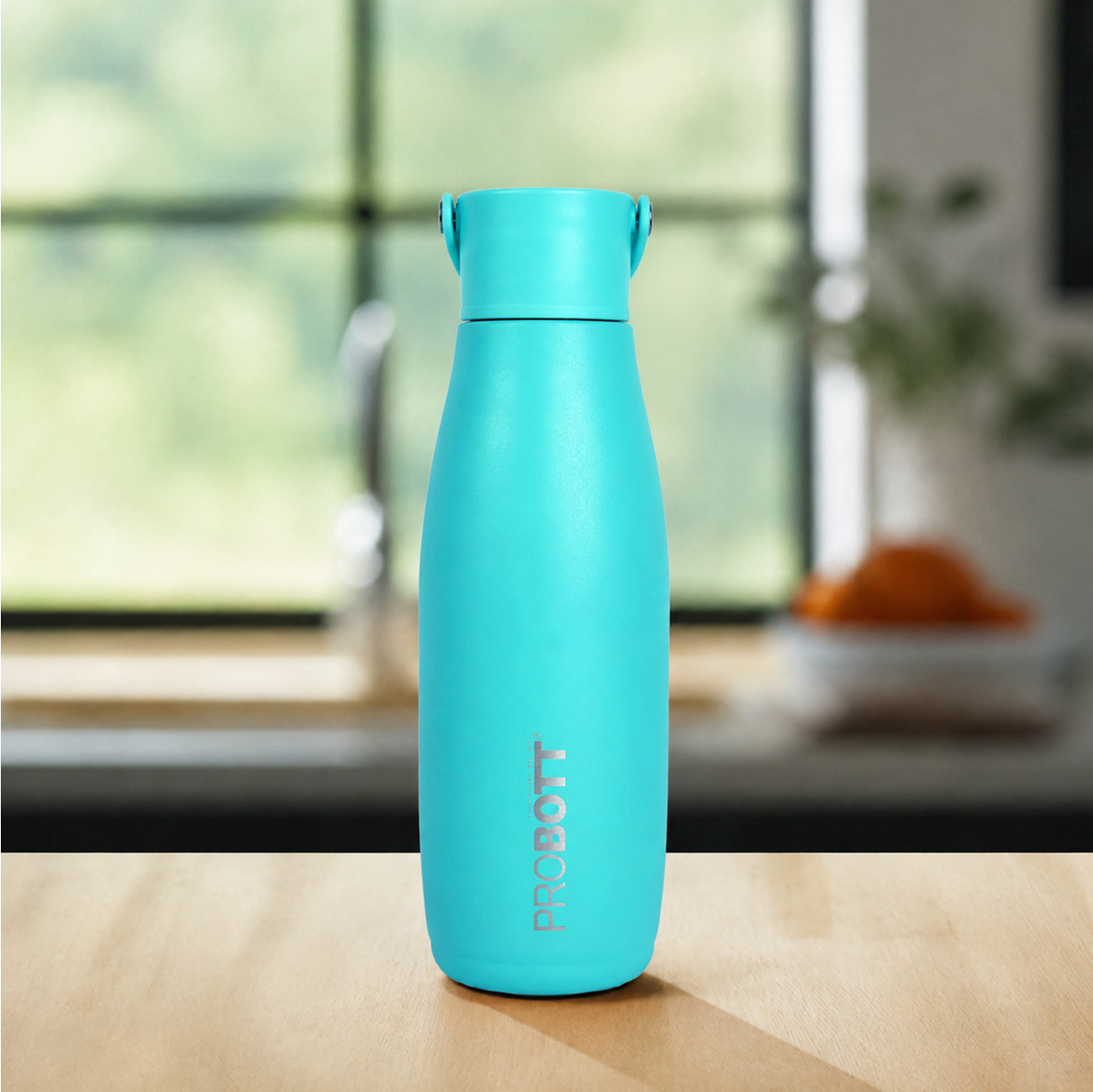Probott Trendy 480ml Stainless Steel Water Bottles, Vacuum Insulated Flask Bottles, Blue | Hot and Cold | Easy to Carry | Leak Proof