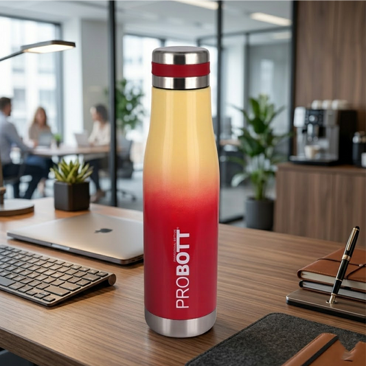 Probott Companion 500ml Stainless Steel Water Bottles, Thermoses Vacuum Insulated Flask, Red