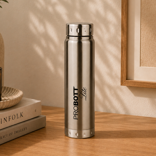 PROBOTT LITE Freeze Single Walled Stainless Steel Water Bottle 1000ml -Silver PL 1000-01