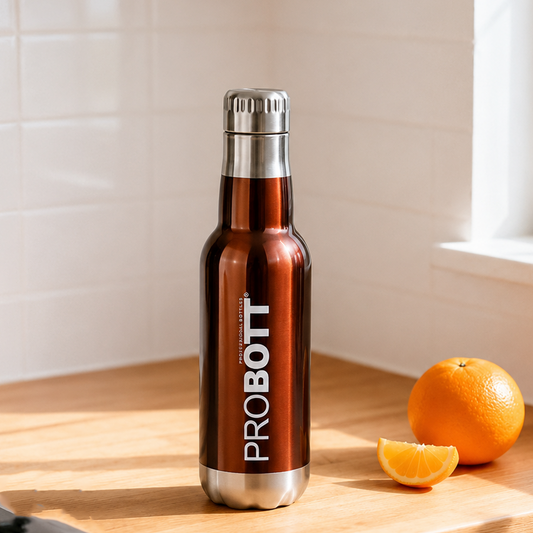Probott Magnum Hot & Cold Stainless Steel Water Bottles, Vacuum Insulated Flask Bottles, 500 ml, Red