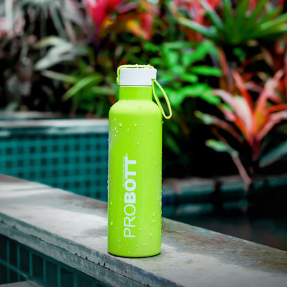 Probott Bang 750ml Thermoses Vacuum Insulated Flask Sports Bottle, Stainless Steel Water Bottles, Light Green