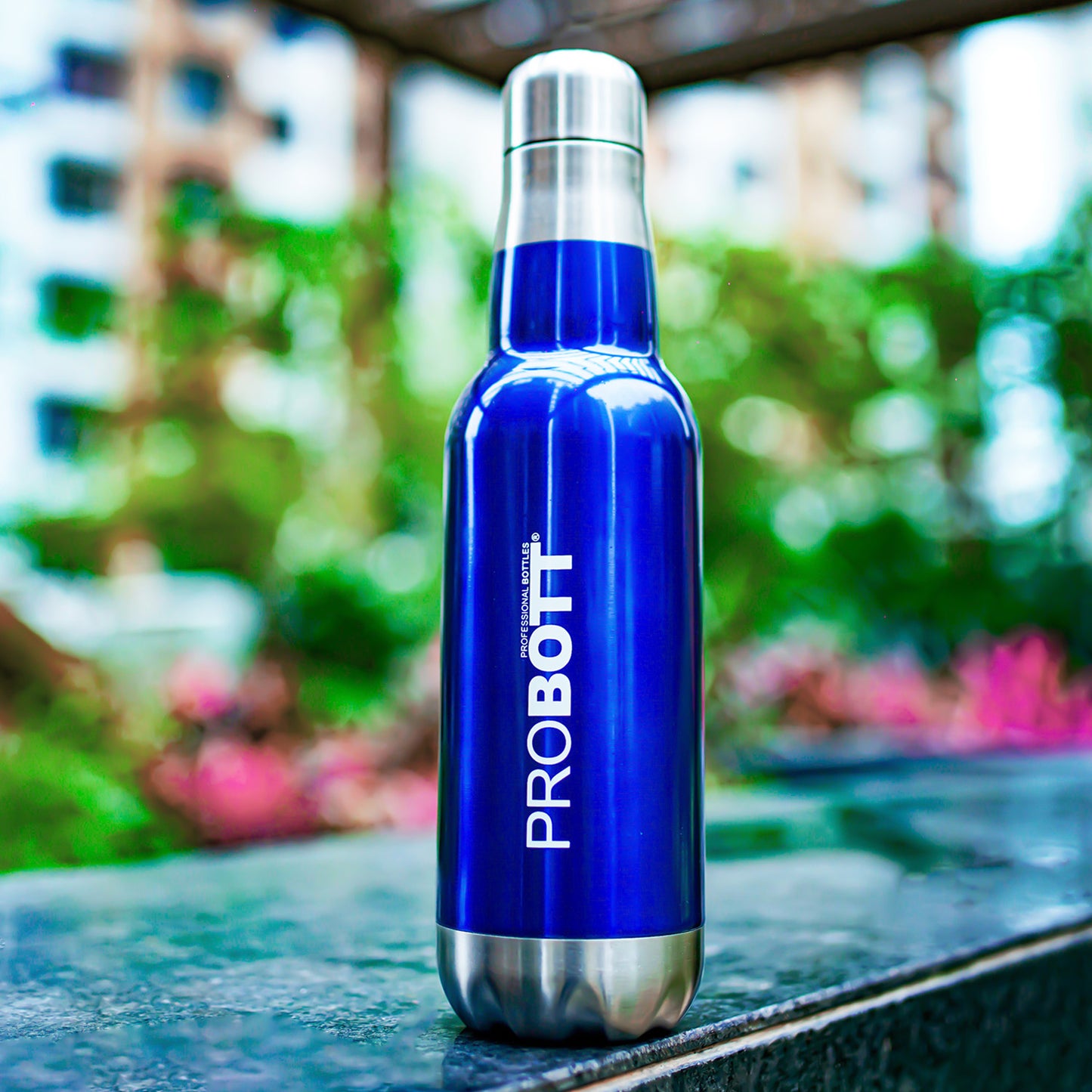 Probott Magnum Hot & Cold Stainless Steel Water Bottles, Vacuum Insulated Flask Bottles, 750 ml, Blue